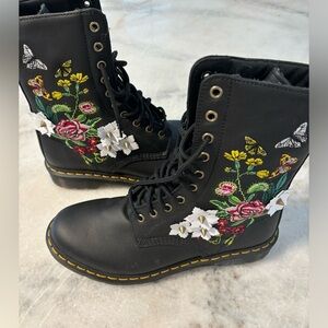 Dr. Martens Bloom Embroidered Boots